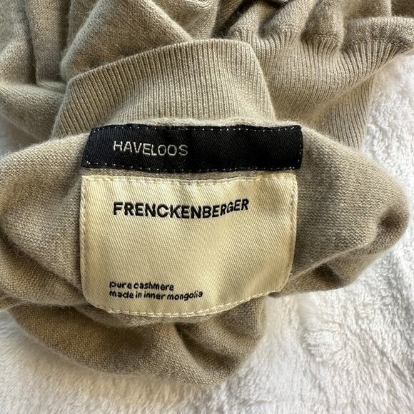Frenckenberger 100% Cashmere Leg Warmers Chalk One Size NWOT $485 Retail - Picture 8 of 9